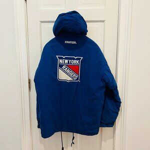 Vintage 90's Starter New York Rangers NHL Mens Jacket Large